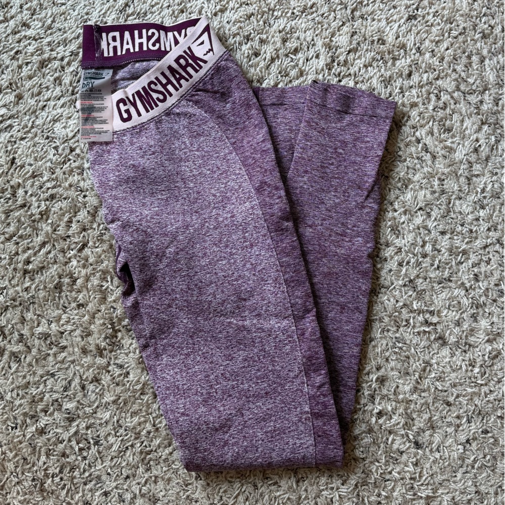 Gymshark Heathered Purple Leggings